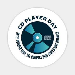 CD Player Day – October 1 Magnet